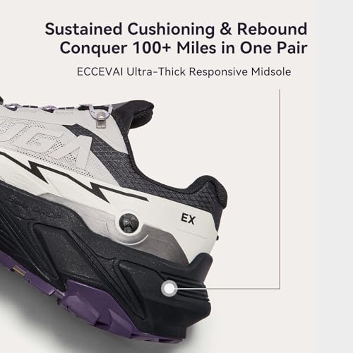 Image of Fuga EX3 Women's Trail Running Shoes, Cushioned Durable Womens Trail Sneakers, Lightweight Fashion Women Trail Shoes for Rugged Terrain, Long Distance & Ultra Trail Running