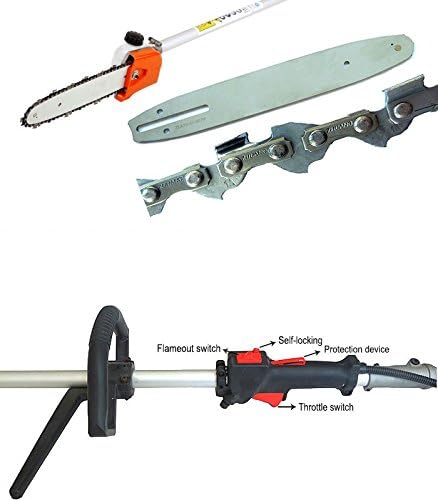 Backpack 52cc weed eater edger lawn gasoline Chain Saw Brush Tree Cutter Pruner