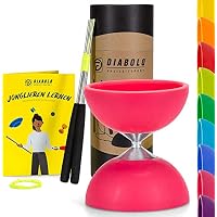 Diabolo Jonglier Sport-Tec - Avec Baguettes Et Corde - Ø12cm - Pour Débutants Et Avancés - Développe Coordination