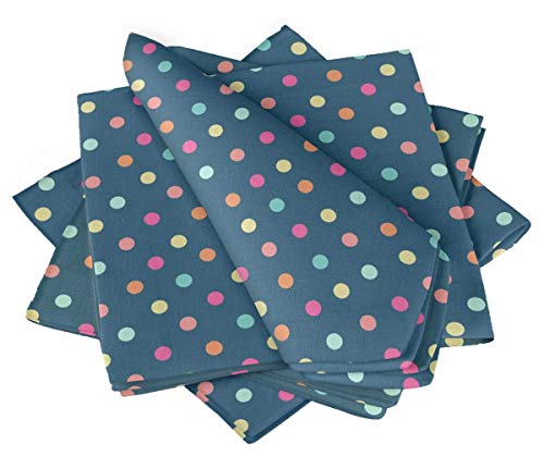 S4Sassy Azul de Lunares de Colores Mezcla Mesa de Comedor de Tela Impr