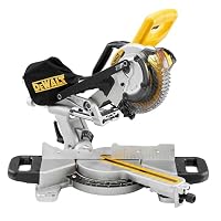 DEWALT 18 V Akku-Paneelsäge/Kapp-und Gehrungssäge (184 mm Sägeblattdurchmesser, 48° Neigungseinstellung, XPS-Schnittlinienanzeige, Lieferung ohne Akku und Ladegerät) DCS365N – Ansicht 2