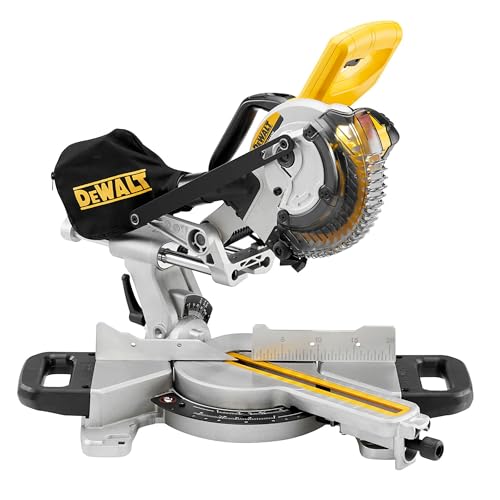 DEWALT 18 V Akku-Paneelsäge/Kapp-und Gehrungssäge (184 mm Sägeblattdurchmesser...