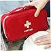 Grtheenumb Mini First Aid Kit Bag Empty Travel Pills Organizer Storage Box for Outdoor Camping Emergency Red, Pill Bag