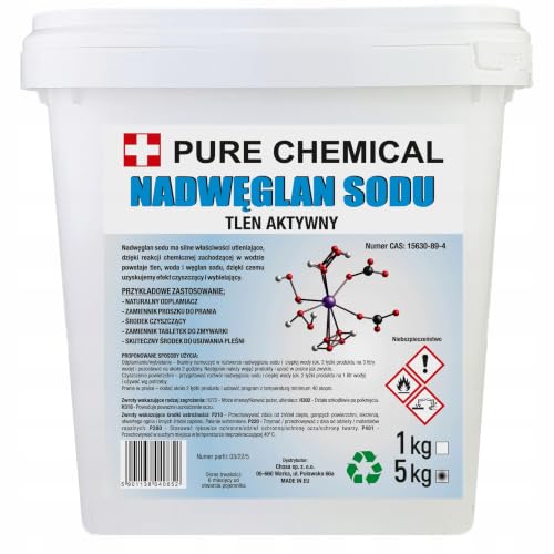 CHOSA Natriumpercarbonat Pulver zum Waschen 5 kg - Aktiver Sauerstoff 100% Reine - Sauerstoffbleiche Pulver für Wäsche - Waschmittel… – Ansicht 1