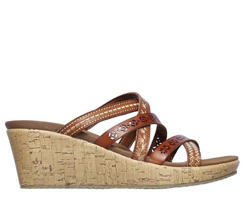 Skechers Women's Beverlee-Tiger Posse Wedge Sandal4