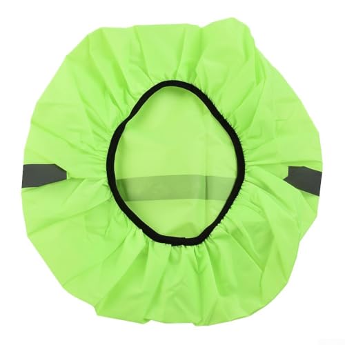 Outdoor Backpack Rain Cover, Waterproof Foldable Rain Hood with Reflective Strip for Hiking and Travel, Fits 10-70L Backpacks, Lightweight and Portable (Color May Vary)(Yellow-Green)(L(45-55L))