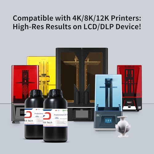 Image of Siraya Tech Blu Nylon Mecha - Tough 3D Print Resin, Scratch-Resistant, Nylon-Like Strength & Precision, High-Resolution 405nm UV Curing LCD DLP 3D Printer Compatible, 8K Capable (1kg, Nylon Mecha)