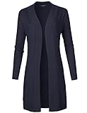 Relaxed fit / Long-line / Long sleeves / Open front / Ribbed hemline / Side pockets / Side slits MACHINE WASH WARM. DO NOT BLEACH. STEAM IRON MEDIUM. TUMBLE DRY LOW. DO NOT DRY CLEANS. Mid-weight / Soft / Stretchable viscose knit fabric / Hits at mid...
