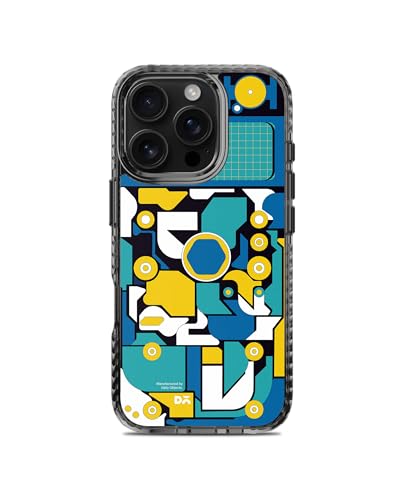 Image of DailyObjects Case for iPhone 16 Pro Compatible with Mag-Safe Wireless Charging, Stride 2.0 Calculator Slim Shockproof Back Cover with Inner Magnetic Ring