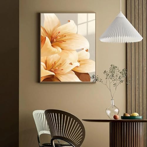 Affiches fleurs de lys imprimées sur toile KEBIA 40x60 cm pour salon - 2