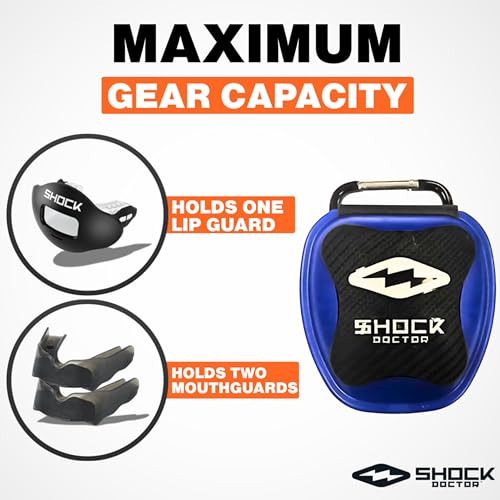 image for Shock Doctor Mouth Guard Case, Ventilated, Universal Storage for Mouth