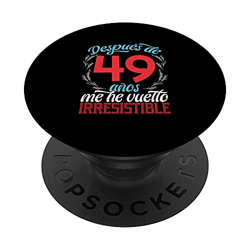 49 Años Cumpleaños Hombre Nacido En 1972 Regalo de 49 Años PopSockets PopGrip Intercambiable