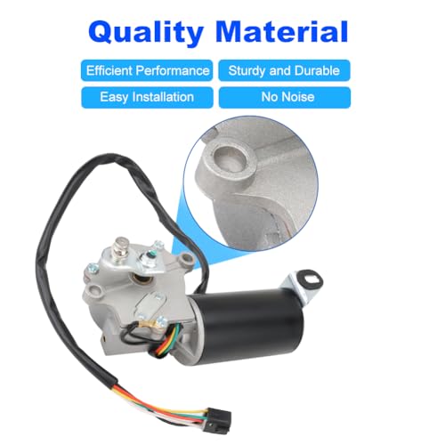 Image of Front Windshield Wiper Motor 5-Pin Compatible with Jeep Wrangler YJ