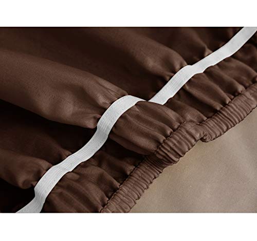 Obytex Wrap Around Bed Skirts, Cotton Bedskirt Elastic Dust Ruffle Silky Soft & Wrinkle Free Classic Stylish Look In Your Bedroom #TOP3