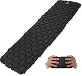 normani Outdoor Sports Ultraleichte, MEGA Kompakte Isomatte Luftmatratze Mini-Camping-Reisematte Farbe Schwarz