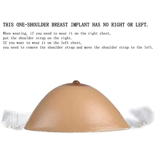 Prothèse mammaire externe en silicone marron taille S - 6