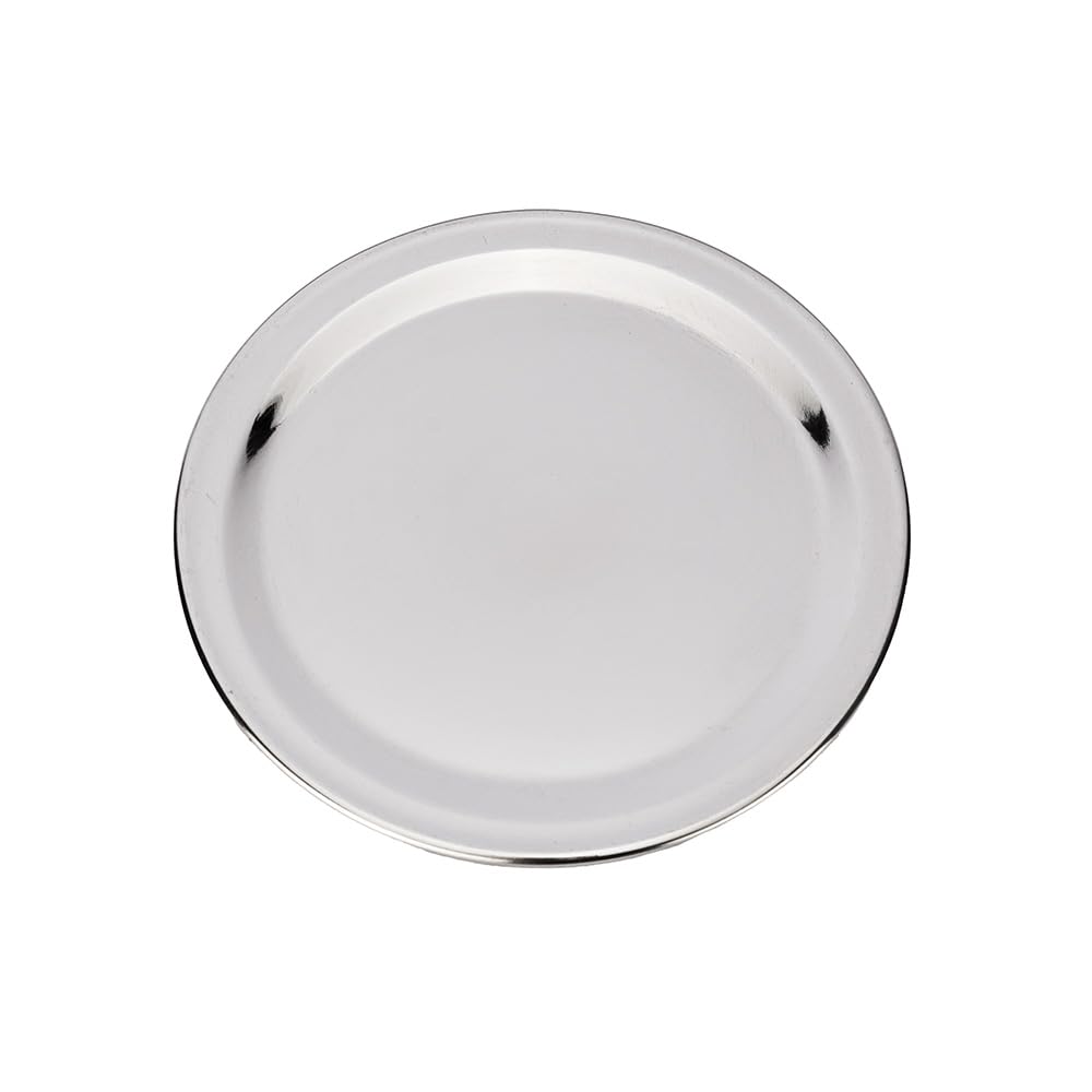 Nklaus Stainless Steel Plate 9 Cm - Heat Resistant Base For Incense Burners And Incense Burners 16272