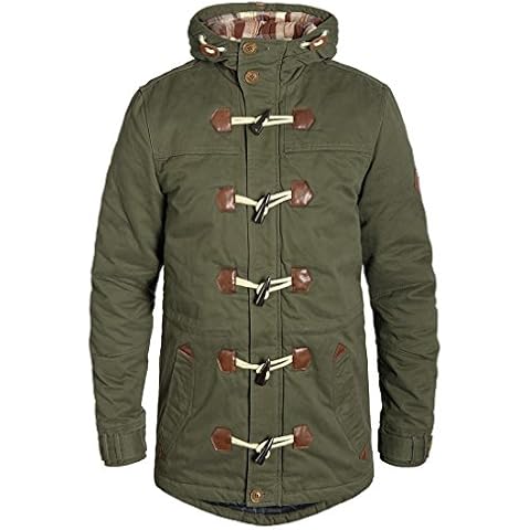 Blend Kenthon Herren Winter Jacke Parka Dufflecoat Mantel Lange Winterjacke gefüttert Cover