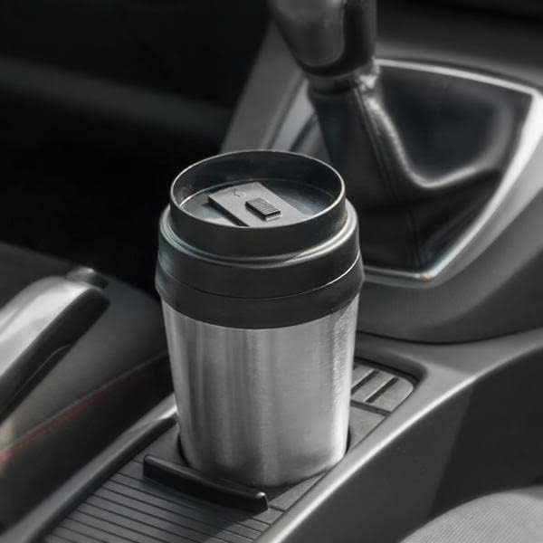 Taimani Thermal Mug, Stainless Steel Insulated Mug, Coffee Mug to Go, BPA Free, Leak Proof Travel Mug with Easy-Clean lid, Keeps Drinks hot for up to 5h, 420 ml