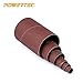 POWERTEC 11200X 4.5 Inch Sanding Sleeves for Spindle Sander | 120 Grit | Aluminum Oxide Sandpaper Sanding Sleeves 4-1/2” Long in 6 Diameters 1/2”, 3/4”, 1”, 1-1/2”, 2