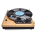 Tocadiscos, VIFLYKOO Tocadiscos Bluetooth para Discos de Vinilo con 33/45/78 RPM Altavoces...