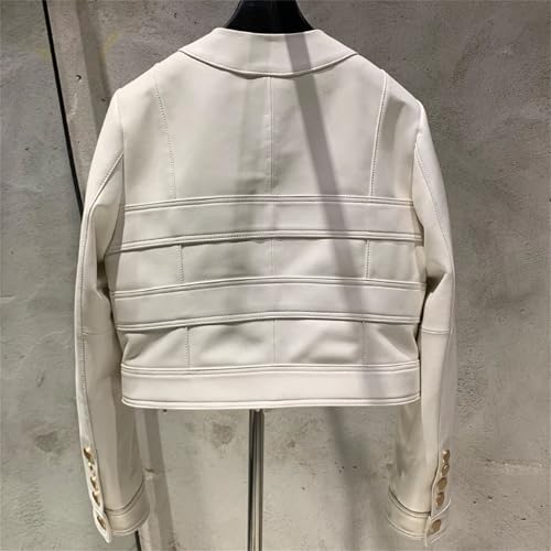 Women's Sheepskin Blouson Jacket - Office Leather Blazer Coat In Natural Lambskin C11 S steampunk buy now online Women's Sheepskin Blouson Jacket - Office Leather Blazer Coat In Natural Lambskin C11 S steampunk buy now online