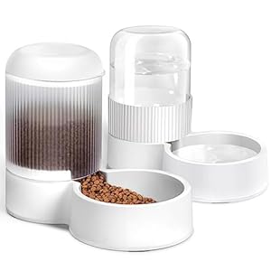 Gravity Cat Feeder with 2.8L Capacity, BPA Free, Food Grade Plastic, Automatic, Eco-Friendly