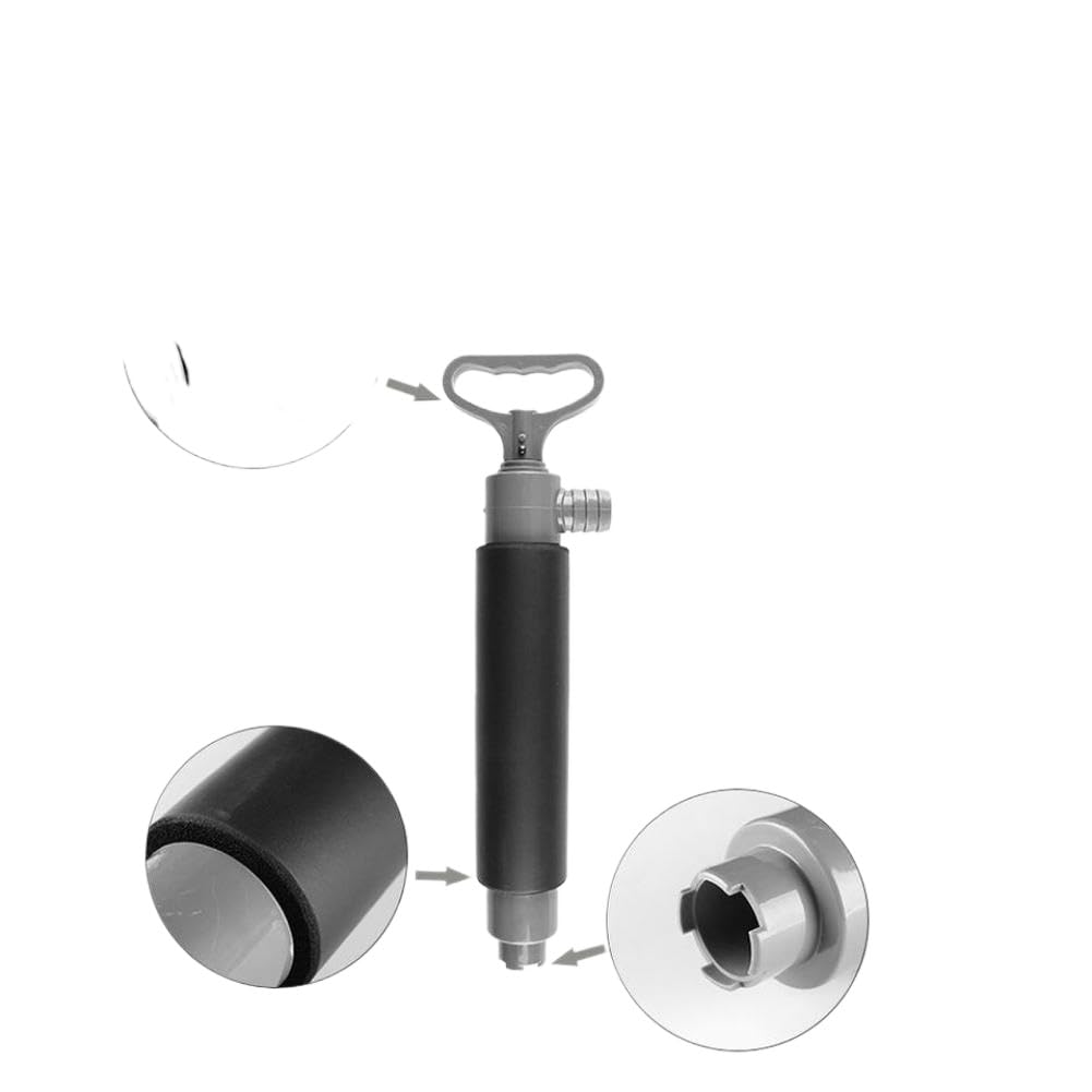 Pompa di sentina manuale per barche Kayak Canoa Pompa dell'acqua portatile a mano con tubo di prolunga