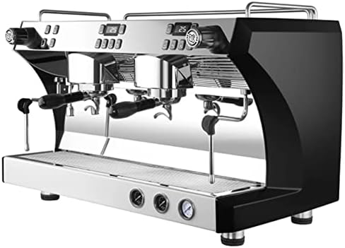 Commercial 2 Group Volumetric Espresso Machine, Stainless Steel Components, Super Heavy Duty! (Black) Commercial 2 Group Volumetric Espresso Machine, Stainless Steel Components, Super Heavy Duty! (Black)