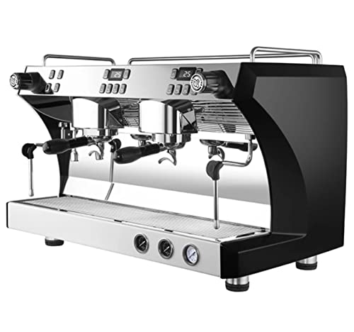 Commercial 2 Group Volumetric Espresso Machine, Stainless Steel Components, Super ...