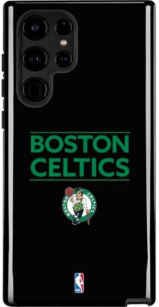 Skinit Impact Phone Case Compatible with Galaxy S24 Ultra - Officially Licensed NBA Boston Celtics Hardwood Classics Design