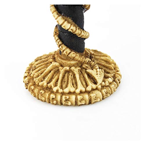 AxBALL Cálice de vinho gótico com esqueleto 3D dragão retrô aço inoxidável e resina copo de vinho ba