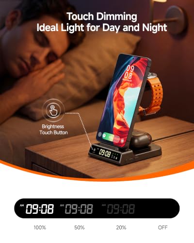 Image of 3 in 1 Wireless Charger for Samsung Galaxy S26 Ultra, Galaxy Watch 8, Buds