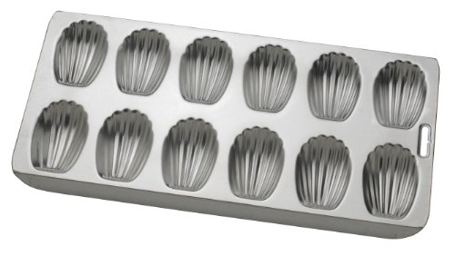 Mrs. Anderson's Baking 93230 12-Cup Madeleine Pan, 15.75-Inches x 8-Inches, Non-Stick Tinned Steel