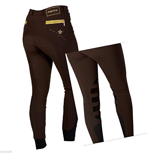 Culottes Montan Brown Gold Star de prestige avec détails en silicone