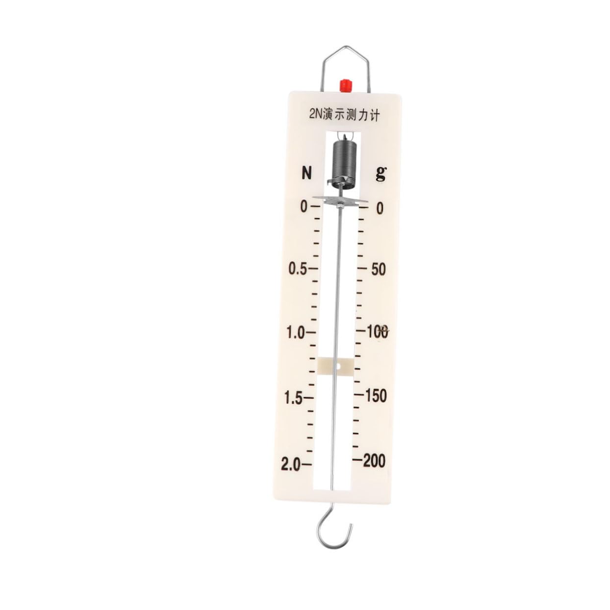 MUSISALY 1pc Spring Dynamometer Spring Dynomometer Spring Scale Science Physical Mechanics Dynomometer Weight Spring Scale Weight Spring Balance Spring Scale Weight Laboratory Tool Plastic