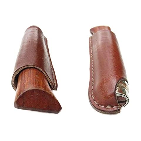 oopsmark Leather Belt Sheath and Case for Knives Designed in Opinel France - Pocket Knife Holder for Camping, Hunting, Fishing, and Picnics (#8 - Brown) Cover
