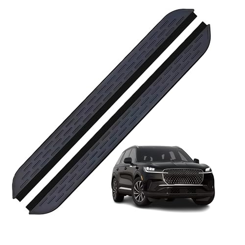 Estribos laterales negros para Lincoln Aviator 2019-2026