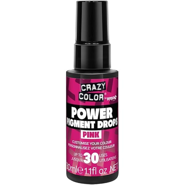 Crazy Colors - Pink - Rosa - Gotas Pigmento Puro - 30ml