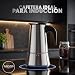 Imagen de CAFETERA ITALIANA ~ Cafetera Italiana Inducción ~ Cafetera Italiana Acero Inoxidable ~ Cafetera 6 Tazas ~ Coffee Maker ~ Compatible Con Todos Los Tipo De Cocinas: Gas