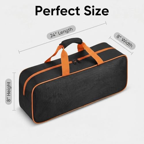 Bolsa para herramientas de parrilla resistente y de gran capacidad miniatura 3