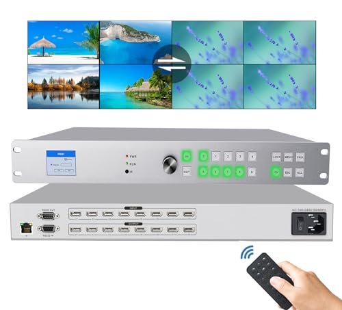Matriz HDMI de 8 entradas para conectar consolas y Blu-ray en salas multimedia