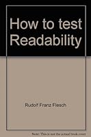 how to Test Readability B000X9BQJC Book Cover