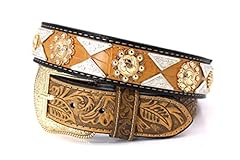 813a Gold Berry&silver Concho Br Floral