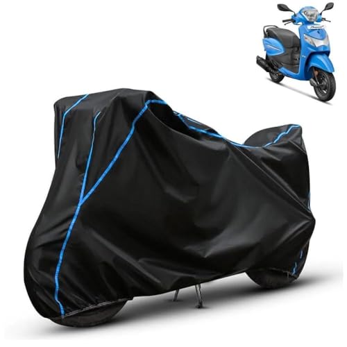Image of Kerwa Waterproof Bike Cover Compatible with Hero Pleasure | Dust Proof, UV-Resistant, All-Weather Protection Bike Body Cover, Windproof Elastic Bottom