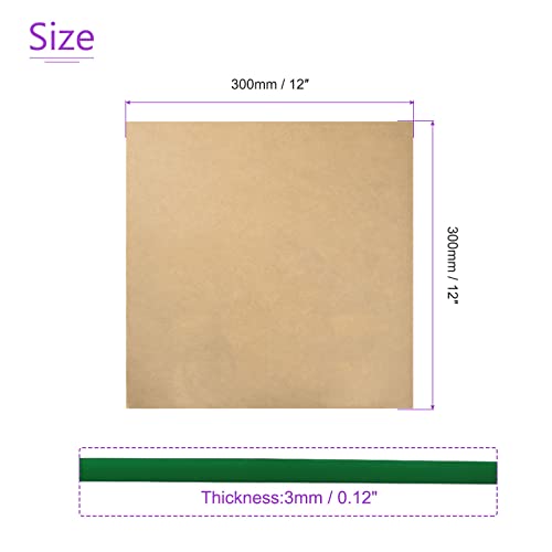 Image of DMiotech 2pcs 12 inch x 12 inch 3mm Thick Green Acrylic Sheet PMMA for Craft DIY Display Project Sign Blank