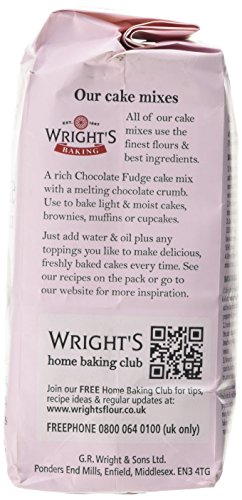 Wrights Chocolate Fudge Cake Mix, 500g - Image 3