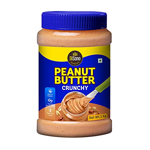 Amazon Com Disano Peanut Butter Crunchy 25 Protein With Vitamins Minerals 1 Kg Grocery Gourmet Food