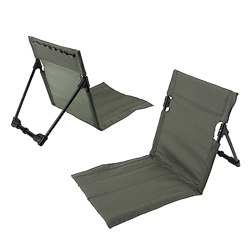 Zerodis Portable Folding Beach Lounge Chair with Backrest - Vibrant Design, Oversized Zippered Pocket - Easy to Unfold, 600D Oxford Cloth, 7075