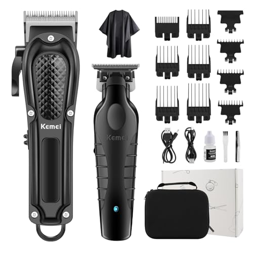 Tondeuse professionnelle rechargeable pour coupe de cheveux maison
